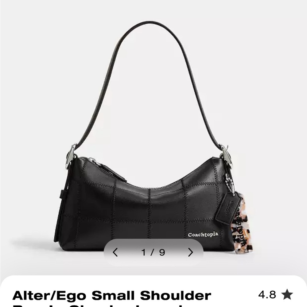 Coachtopia Black Small Shoulder Bag